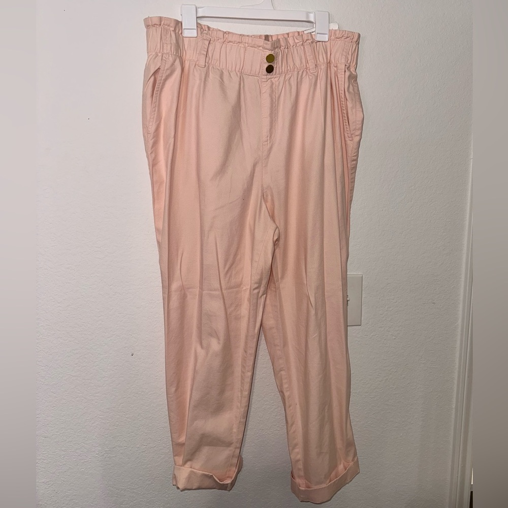 Peach High Rise pants